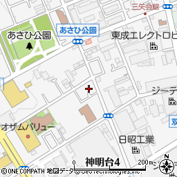 東京都羽村市神明台4丁目2-85周辺の地図