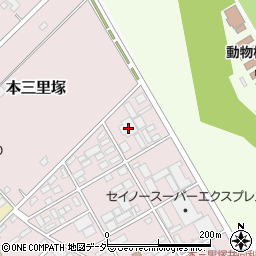 ロジックスライン成田倉庫周辺の地図