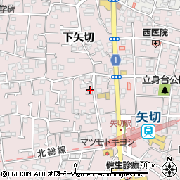 千葉県松戸市下矢切203周辺の地図