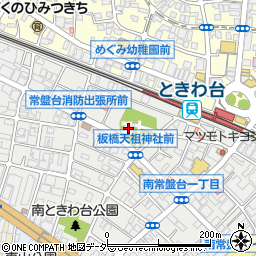 東京都板橋区南常盤台2丁目4-3周辺の地図