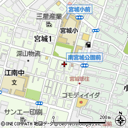 東京都足立区宮城1丁目13-12周辺の地図