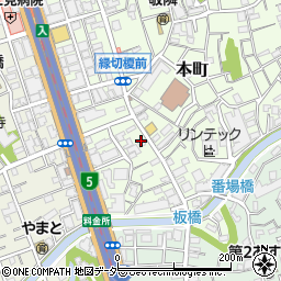 エクセルシオール板橋本町マンション周辺の地図