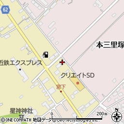 高仲倉庫周辺の地図