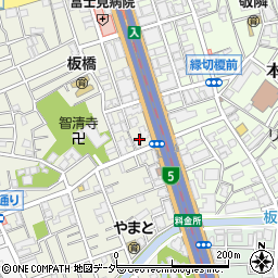 東京都板橋区大和町10周辺の地図