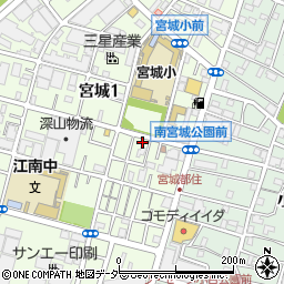 東京都足立区宮城1丁目13-10周辺の地図