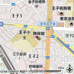 東京都北区王子2丁目19周辺の地図