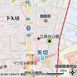 千葉県松戸市下矢切130周辺の地図