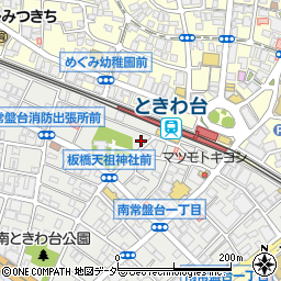 東京都板橋区南常盤台2丁目4-2周辺の地図