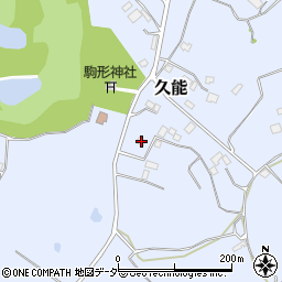 千葉県富里市久能406周辺の地図