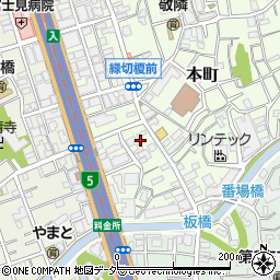 東京都板橋区本町31周辺の地図