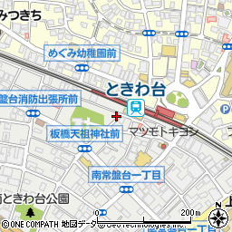 東京都板橋区南常盤台2丁目4-1周辺の地図
