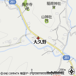 東京都西多摩郡日の出町大久野5737周辺の地図