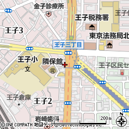 東京都北区王子2丁目18-10周辺の地図