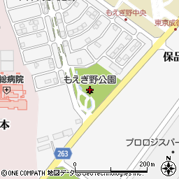 もえぎ野公園周辺の地図