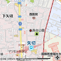千葉県松戸市下矢切129周辺の地図
