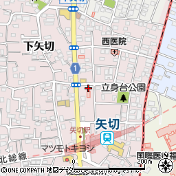 千葉県松戸市下矢切136周辺の地図