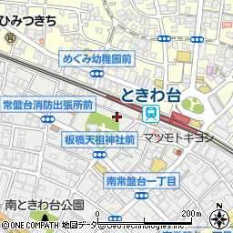 東京都板橋区南常盤台2丁目4-21周辺の地図