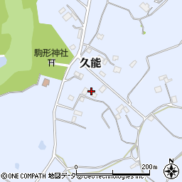 千葉県富里市久能409周辺の地図