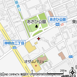 東京都羽村市神明台4丁目1-54周辺の地図
