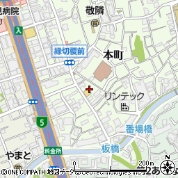 東京都板橋区本町25周辺の地図