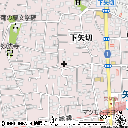 千葉県松戸市下矢切207周辺の地図