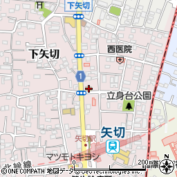 千葉県松戸市下矢切68周辺の地図