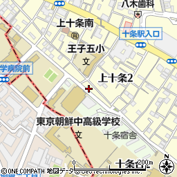 矢島荘周辺の地図