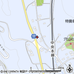 山梨県韮崎市穴山町5541-1周辺の地図