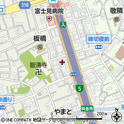 東京都板橋区大和町11周辺の地図