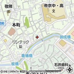 東京都板橋区本町5周辺の地図