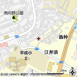 千葉県成田市飯仲1-77周辺の地図