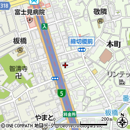 東京都板橋区本町39周辺の地図