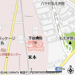千葉県八千代市米本2472周辺の地図