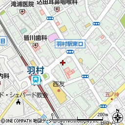 日産レンタカー羽村駅前店周辺の地図