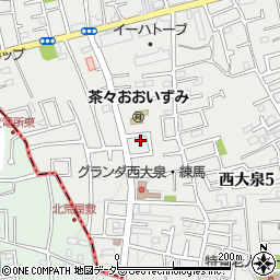 東京都練馬区西大泉5丁目30-11周辺の地図
