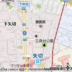 千葉県松戸市下矢切85周辺の地図