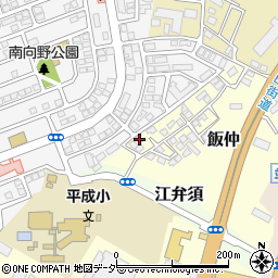 千葉県成田市飯仲1-111周辺の地図