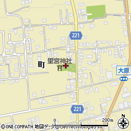 里宮会館周辺の地図