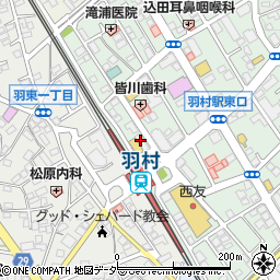 株式会社ワークスタッフ　羽村営業所周辺の地図