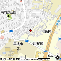 千葉県成田市飯仲1-104周辺の地図