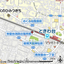 東京都板橋区南常盤台2丁目1-8周辺の地図
