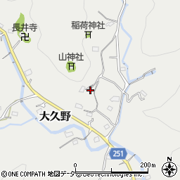 東京都西多摩郡日の出町大久野5820周辺の地図