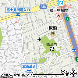 東京都板橋区大和町周辺の地図