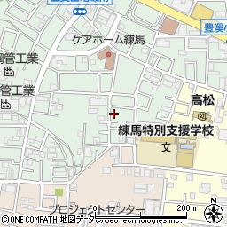 東京都練馬区土支田2丁目2-7周辺の地図