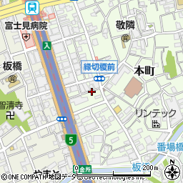 東京都板橋区本町32周辺の地図