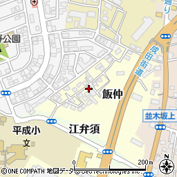 千葉県成田市飯仲1-48周辺の地図