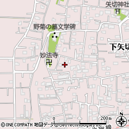 千葉県松戸市下矢切257周辺の地図