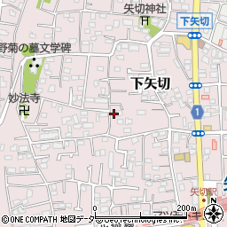 千葉県松戸市下矢切280周辺の地図