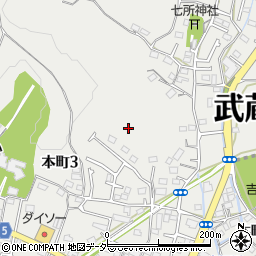 東京都武蔵村山市本町周辺の地図