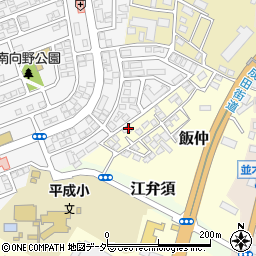千葉県成田市飯仲1-93周辺の地図